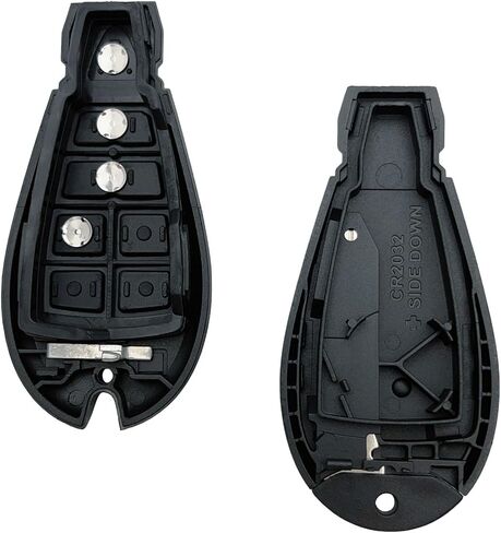 Replacement Remote Car Key Fob Cover Case fit for Jeep Grand Cherokee Dodge Durango Grand Caravan Journey Ram 1500 2500 3500 Chrysler Town Country Keyless Entry Key Fob Shell (3 Button) in Kuwait