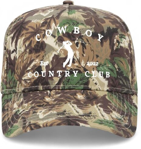 Golf Cowboy Club Vintage Trucker Hat | Premium Snapback Hat for Men & Women in Saudi Arabia