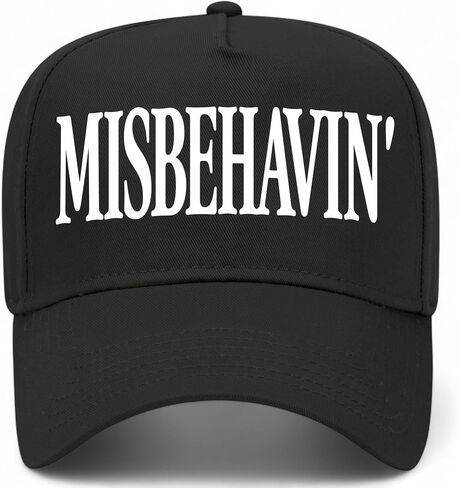 Misbehavin' Vintage Trucker Hat | Premium Snapback Baseball Hat for Men & Women in Saudi Arabia