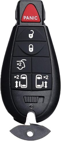 Key Fob Replacement Fits for Chrysler Town and Country Dodge Grand Caravan 2008 2009 2010 2011 2012 2013 2014 2015 2016 2017 2018 2019 Volkswagen Routan Keyless Entry Remote Control IYZ-C01C in Saudi Arabia