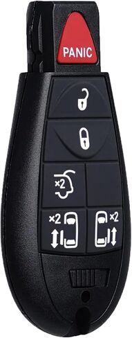 Key Fob Replacement Fits for Chrysler Town and Country Dodge Grand Caravan 2008 2009 2010 2011 2012 2013 2014 2015 2016 2017 2018 2019 Volkswagen Routan Keyless Entry Remote Control IYZ-C01C in Saudi Arabia