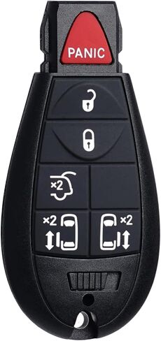 Key Fob Replacement Fits for Chrysler Town and Country Dodge Grand Caravan 2008 2009 2010 2011 2012 2013 2014 2015 2016 2017 2018 2019 Volkswagen Routan Keyless Entry Remote Control IYZ-C01C in Saudi Arabia