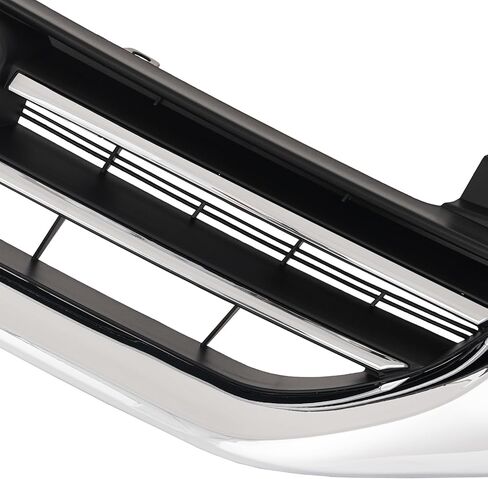 Front Hood Bumper Grill Grille Compatible with 2013-2015 Honda Accord W/Trim 4Door, Replacement for 71121T2FA01 71150T2FA00 in Kuwait