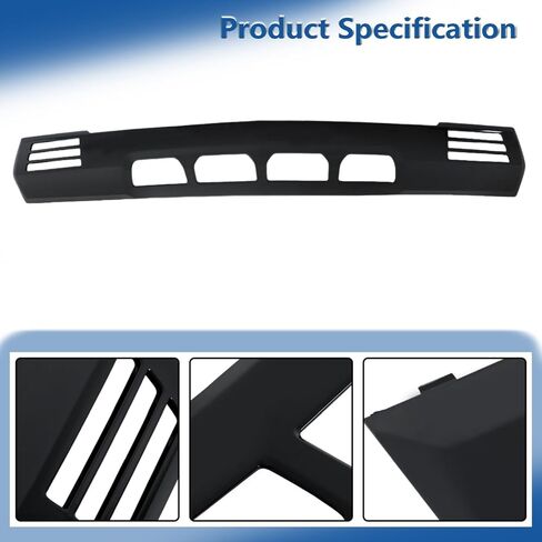 Lower Front Bumper Valance Skid Plate Black with Hole Replacement for Silverado 1500 2022-2023 in Saudi Arabia
