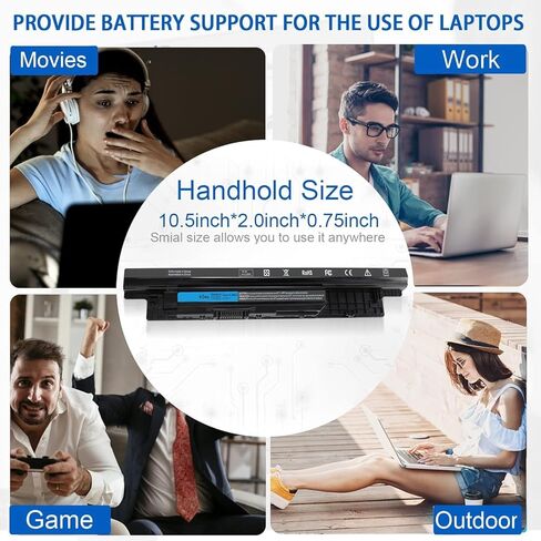 Bytec 9cell 97WH T54FJ M5Y0X LAPTOP بطارية متوافقة مع Dell Latitude E5420 E5520 E5530 E6520 E6430 ، FIT T54FJ 2P2MJ 312-1325 312-1165 PRV1Y in Kuwait