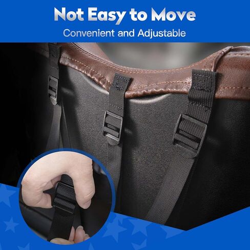 مجموعة أغطية مقاعد عربة الجولف 4 قطع من NOKINS، أغطية المقاعد الأمامية والخلفية تناسب وسادة المقعد العادية الأصلية لنادي السيارات، ملحقات أغطية مقاعد السيارة من الفينيل، بدون دبابيس (بني بني 8438) in Kuwait