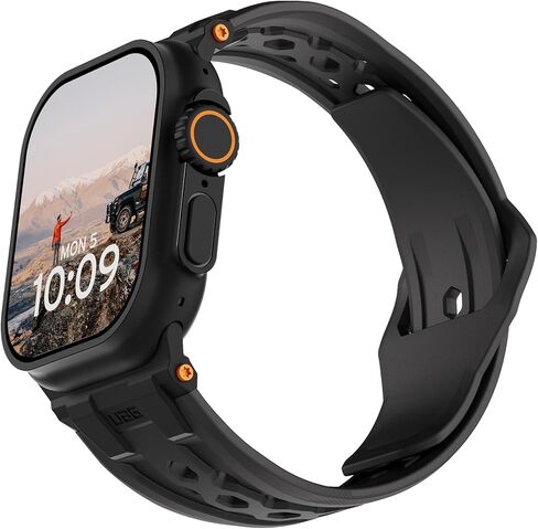 URBAN ARMOR GEAR UAG Designed for Apple Watch Band 49/46/45/44mm Monarch - iWatch Series Ultra 2/Ultra/4-10/SE/SE 2 Premium Sport Breathable Replacement Watch Strap in Kuwait