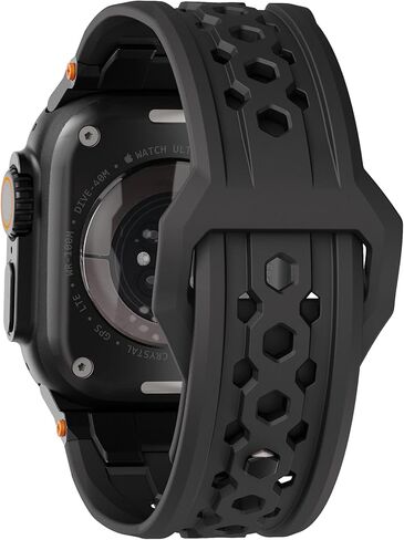URBAN ARMOR GEAR UAG Designed for Apple Watch Band 49/46/45/44mm Monarch - iWatch Series Ultra 2/Ultra/4-10/SE/SE 2 Premium Sport Breathable Replacement Watch Strap in Kuwait