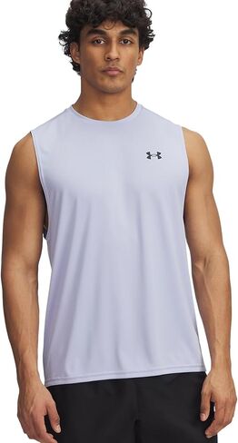 Under Armour Men's Velocity Muscle Tank Top, (001) Black / / Pitch Gray, Large in Kuwait
