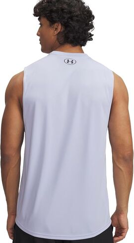 Under Armour Men's Velocity Muscle Tank Top, (001) Black / / Pitch Gray, Large in Kuwait