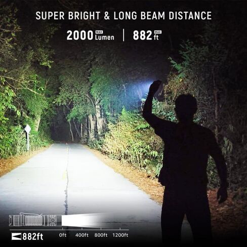 Sofirn SP31 V3.0 Pocket Pocket المصباح القابل لإعادة شحنه ، 1200 مصباح يدوي تكتيكي مرتفع مع LED قوي ، مفاتيح مزدوجة ودائرة تيار ثابتة للمنزل ، الطوارئ ، الخدمة الشاقة (519A / أخضر) in Kuwait