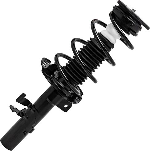 Detroit Axle - Pront Right Strut لعام 2013-2018 Ford Focus [Electric S SE Titanium] ، Strut Side Passenger مع Coil Spring 2014 2015 2015 2017 Suspension Quick STRUTHER SHOCK in Saudi Arabia