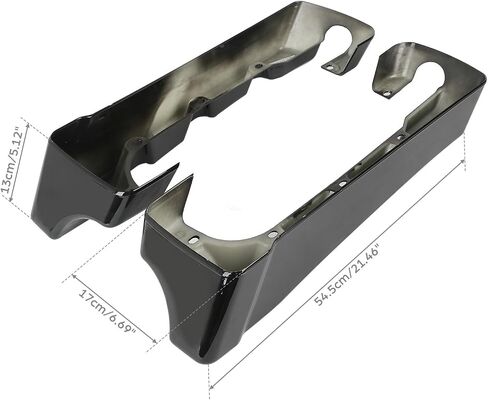 XMT-MOTO 4 inch Stretched Saddle Bag Extension fits for 1994-2013 Harley Davidson all Touring Models including road glide, road king, ultra, street glide, electra glide,for straight bag in Saudi Arabia