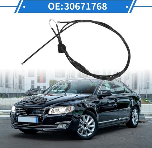 Hood Latch Release Cable for Volvo S80 2007-2016 for Volvo S80L 2009-2015 No.30671768 Engine Hood Release Cable 1 Pcs in Saudi Arabia