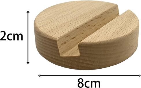 Rose Wood Phone Stand, Double Slot, 2 x 8 x 8 cm in Saudi Arabia