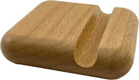 Rose Wood Phone Stand, Double Slot, 2 x 8 x 8 cm in Saudi Arabia