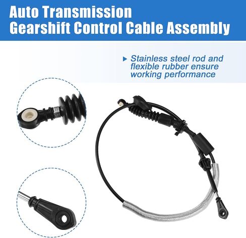 X AUTOHAUX Automatic Transmission Gear Shift Cable No.52109624AD Fit for Jeep Wrangler TJ 2003 2004 2005 2006 in Saudi Arabia