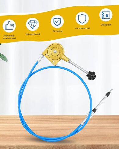 Universal Throttle Cable Kit for Excavators and Mixers Replacement Parts, 2m in Saudi Arabia