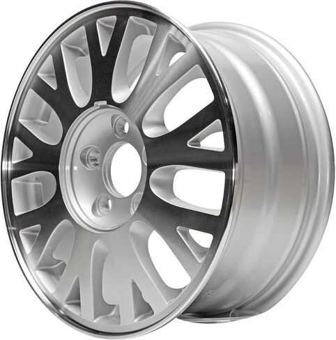 New Wheel 16x7 inch Rim For 2003-2005 Ford Crown Victoria Machined Face with Painted Silver Pockets 5 x 4.5 mm18 Spoke in Saudi Arabia