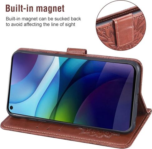Phone Case for Moto G Stylus 2021 Wallet Cases with Tempered Glass Screen Protector and Sunflower Leather Slim Flip Cover Card Holder Stand Cell Accessories Motorola GStylus xt2115dl Women Men Gray in Kuwait