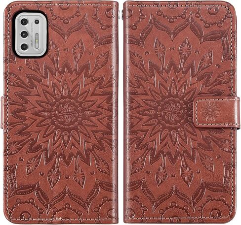 Phone Case for Moto G Stylus 2021 Wallet Cases with Tempered Glass Screen Protector and Sunflower Leather Slim Flip Cover Card Holder Stand Cell Accessories Motorola GStylus xt2115dl Women Men Gray in Kuwait