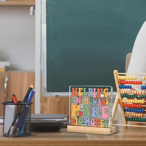 معلم مضحك مكتب ديكور ديكور المدرسي الأمين هدايا للنساء ، ولكن هل أخذت حضور علامة لوحة المكتب الأكريليك لزينة مكتب المدرسة in Kuwait