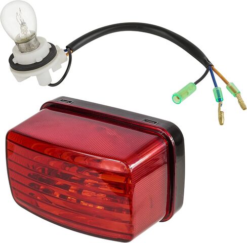 Caltric Taillight Assembly with Bulb Compatible with Yamaha Grizzly 350 YFM350F 2007 2008 2009 2010-2014 in Saudi Arabia