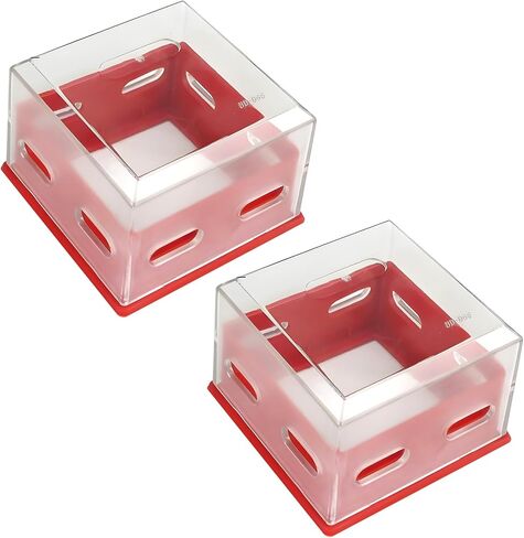 Emergency Stop Button Cover, Box Type Transparent Push Button Switch Cover Large Push Button Lockout Emergency Stop Protection Cover,Stop Switch Box (2.8 * 2.8 * 2.4 inch) in Kuwait