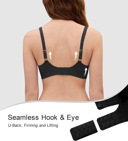 DeAngelmon Deep v bra for Women No Intelderwire Wireless Bras Light Light Lift Bralettes Comple in Kuwait
