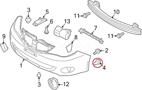Rexka 20pcs Cover الأمامية والخلفية غلاف المهد الملمس Cowl Side Clip لـ Subaru 909140059 Forester Impreza Legacy Outback Wrx Sti Crosstrek in Saudi Arabia