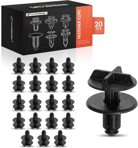 A-Premium 30pcs نايلون مقطع محاكمة مقطع متوافق مع كاديلاك CTS 2008-2015 ، STS 2005-2011 & Pontiac Solstice 2006-مقابل ثقب 9 مم in Saudi Arabia