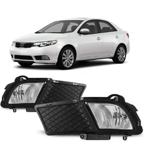 WinJet متوافق مع [2010 2012 2013 Kia Forte] قيادة أضواء الضباب + التبديل + مجموعة الأسلاك in Kuwait