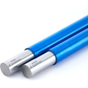 XiKe 2PCS 12mm x 700mm Steel Rod Case Hardened Chrome Plated Linear Motion Rods Linear Rail Rod Shaft - Metric H8 Tolerance in Kuwait