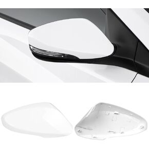 yumzeco متوافق مع Hyundai Elantra MD Side Mirror Cover Cap 2011 2012 2013 2014 2015 2015 ، CAPER Side Mirror Caps بديل W/Light ، Clip-On Replac in Kuwait