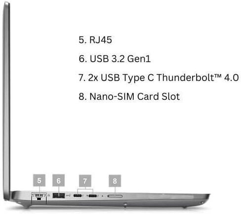 Dell Latitude 3440 Laptop 14" FHD, Intel Core i7-1355U, 32GB RAM, 1TB NVMe SSD, Webcam, AX Wi-Fi, Bluetooth, Backlit Keyboard, HDMI, USB C- Display Port, Windows 11 Pro, Notebook, Grey in Saudi Arabia