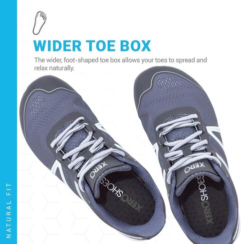 Xero Shoes Women's HFS Original Barefoot Running Shoes, Porcelain Blue, 11 in Saudi Arabia