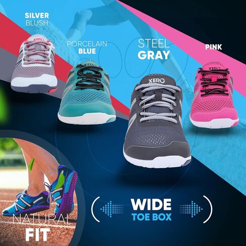 Xero Shoes Women's HFS Original Barefoot Running Shoes, Porcelain Blue, 11 in Saudi Arabia