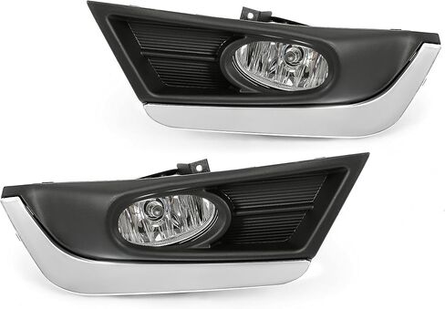 مصابيح الضباب Hecasa متوافقة مع 2017-2019 Honda CR-V CRV LAMPS FOG LAMPS Halogen بديل 33901-SLE-305 33951-SLE-305 LH & RH CLAY CLESS in Saudi Arabia