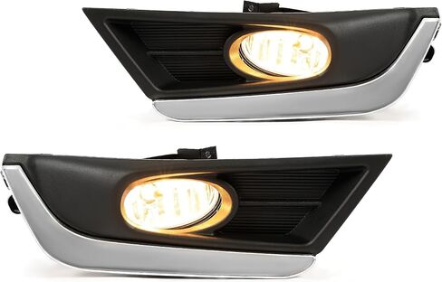 مصابيح الضباب Hecasa متوافقة مع 2017-2019 Honda CR-V CRV LAMPS FOG LAMPS Halogen بديل 33901-SLE-305 33951-SLE-305 LH & RH CLAY CLESS in Saudi Arabia