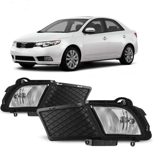 WinJet متوافق مع [2010 2012 2013 Kia Forte] قيادة أضواء الضباب + التبديل + مجموعة الأسلاك in Saudi Arabia