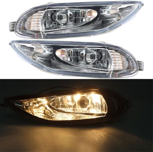 Wflnhb Fog Lights Assembly استبدال Corolla 2005-2008 Camry 2002-2004 Solara 2002-2003 مع مصابيح الضباب القيادة in Saudi Arabia