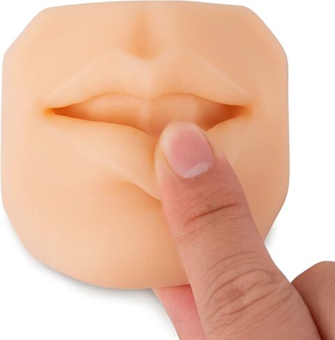 Soft Silicone Left Ear for Practicing Suture, Silicone Flexible Model for Education Display, Rubber Ear for Teaching Instructions in Kuwait