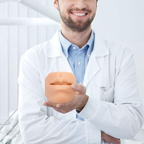 Soft Silicone Left Ear for Practicing Suture, Silicone Flexible Model for Education Display, Rubber Ear for Teaching Instructions in Kuwait