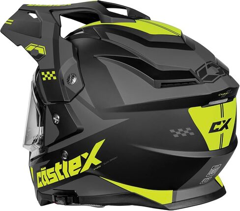 Castle X CX200 Liberty Dual Sport Helmet باللون الأحمر/الأبيض/الأزرق ، الحجم x-large in Kuwait