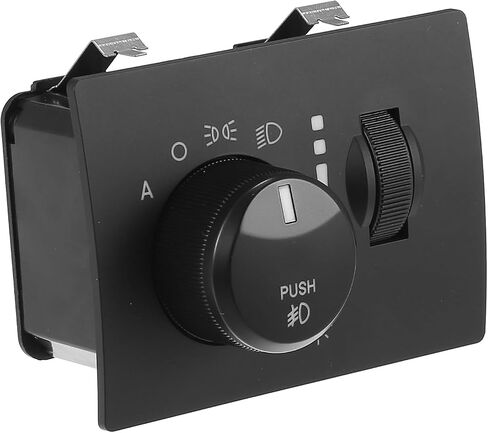No.68019789ae / مفتاح المصباح الأمامي / السيارة لكرايسلر 300 2005-2010 ل Dodge Challenger 2008-2010 / meadlamp switch / plastic / 1 pcs / Black in Saudi Arabia
