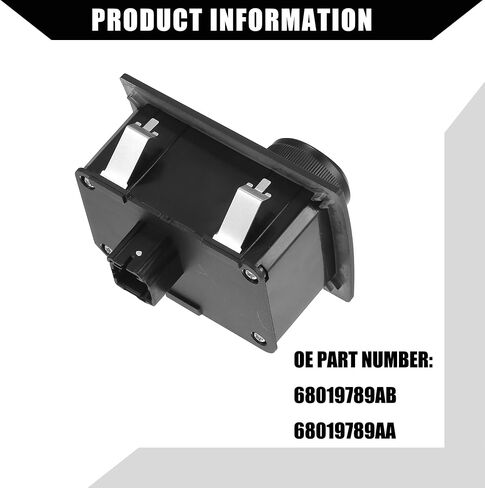 No.68019789ae / مفتاح المصباح الأمامي / السيارة لكرايسلر 300 2005-2010 ل Dodge Challenger 2008-2010 / meadlamp switch / plastic / 1 pcs / Black in Saudi Arabia