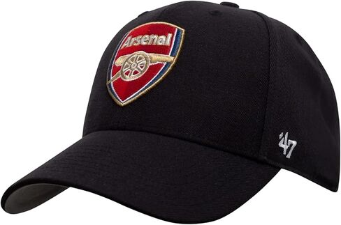 47 Brand Arsenal FC MVP Cap EPL-MVP30WBV-BK, Mens, Cap, Black/Black, in Saudi Arabia