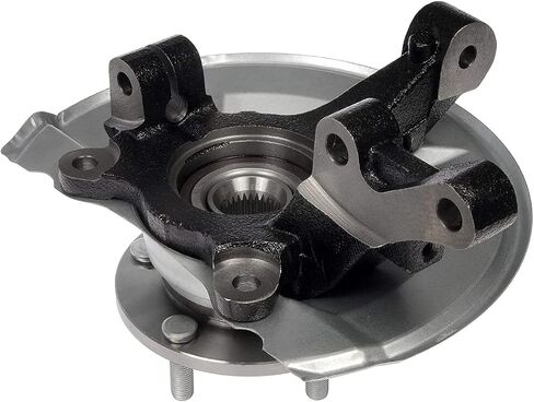 AutoShack Front Left Steering Knuckle for 2007-2017 Jeep Patriot Compass 2007-2012 Dodge Caliber 1.8L 2.0L 2.4L 4WD AWD FWD | Driver Side | 5-Lug | Wheel Bearing Hub Assembly Replacement KN798413 in Saudi Arabia