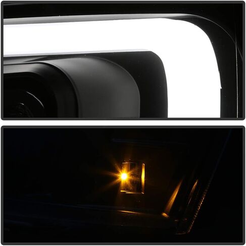 Acanii - لـ [الطبعة السوداء] 2007-2014 Chevy Suburban Tahoe Avalanche LED DRL Projector المصابيح الأمامية الأيمن اليسار+اليمين in Saudi Arabia