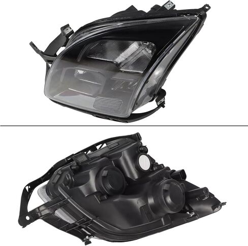 Black 2PCS المصابيح الأمامية مجموعة ASSEMBLY DOT المعتمدة لعام 2006 2007 2008 2009 in Kuwait